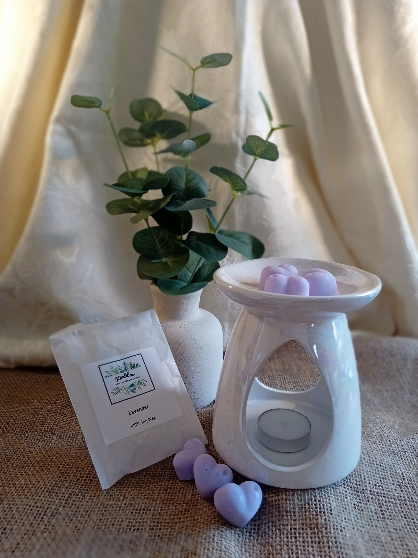 Lavender lilac heart wax melts