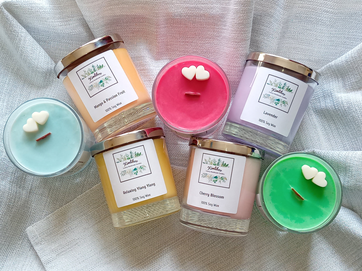 Eco-friendly Soy Wax Decorative Wood Wick Candles