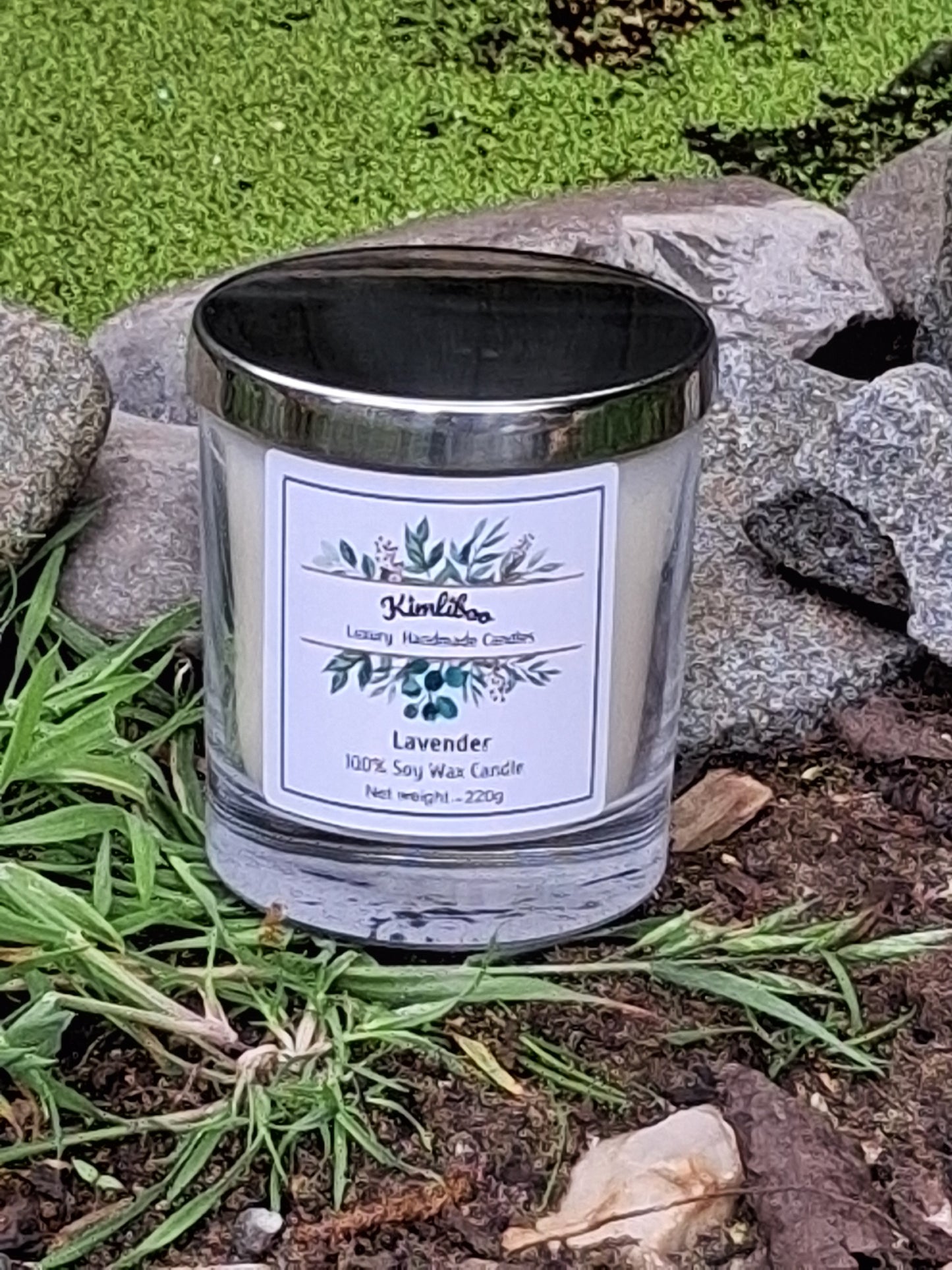 Lavender Scented Wood Wick Candle