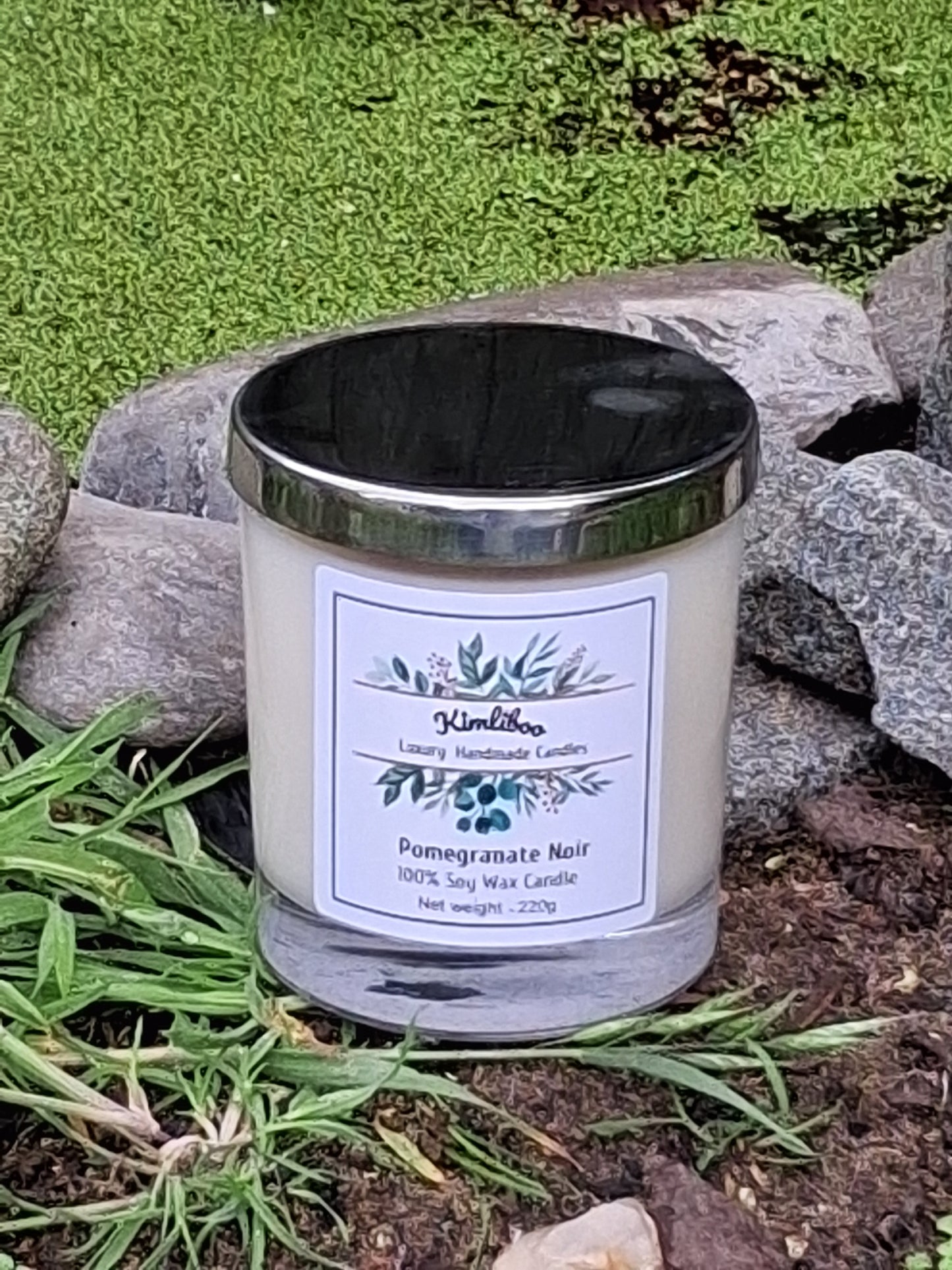Pomegranate Noir Scented Wood Wick Candle