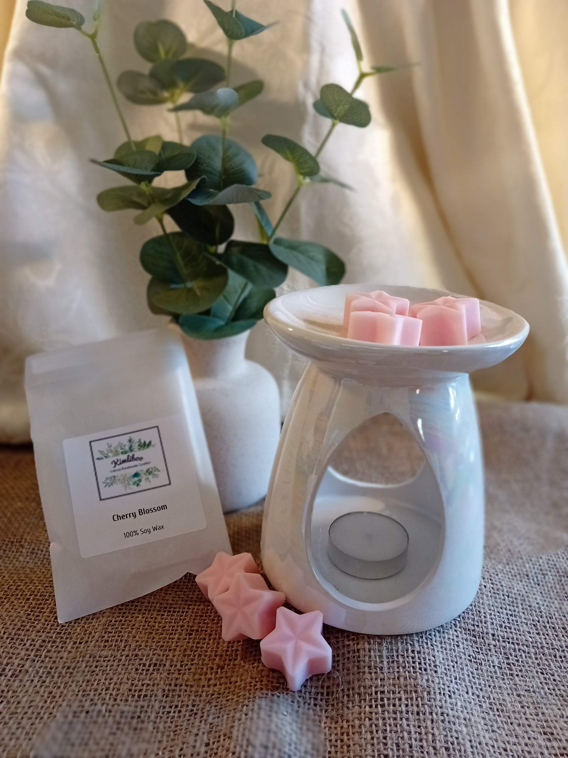 Cherry Blossom pink star wax melts